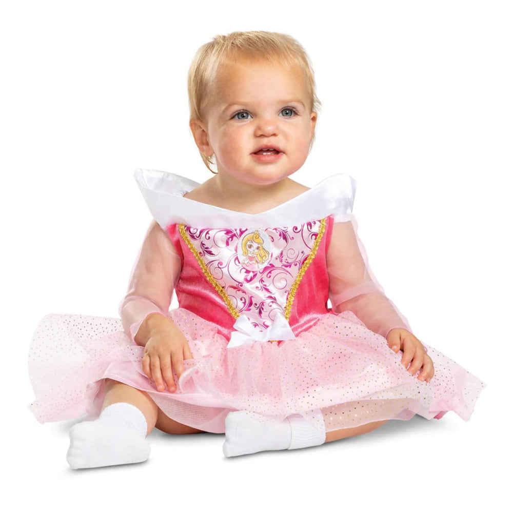 strapless open back dress Infant Disney Princess Aurora Classic Costume