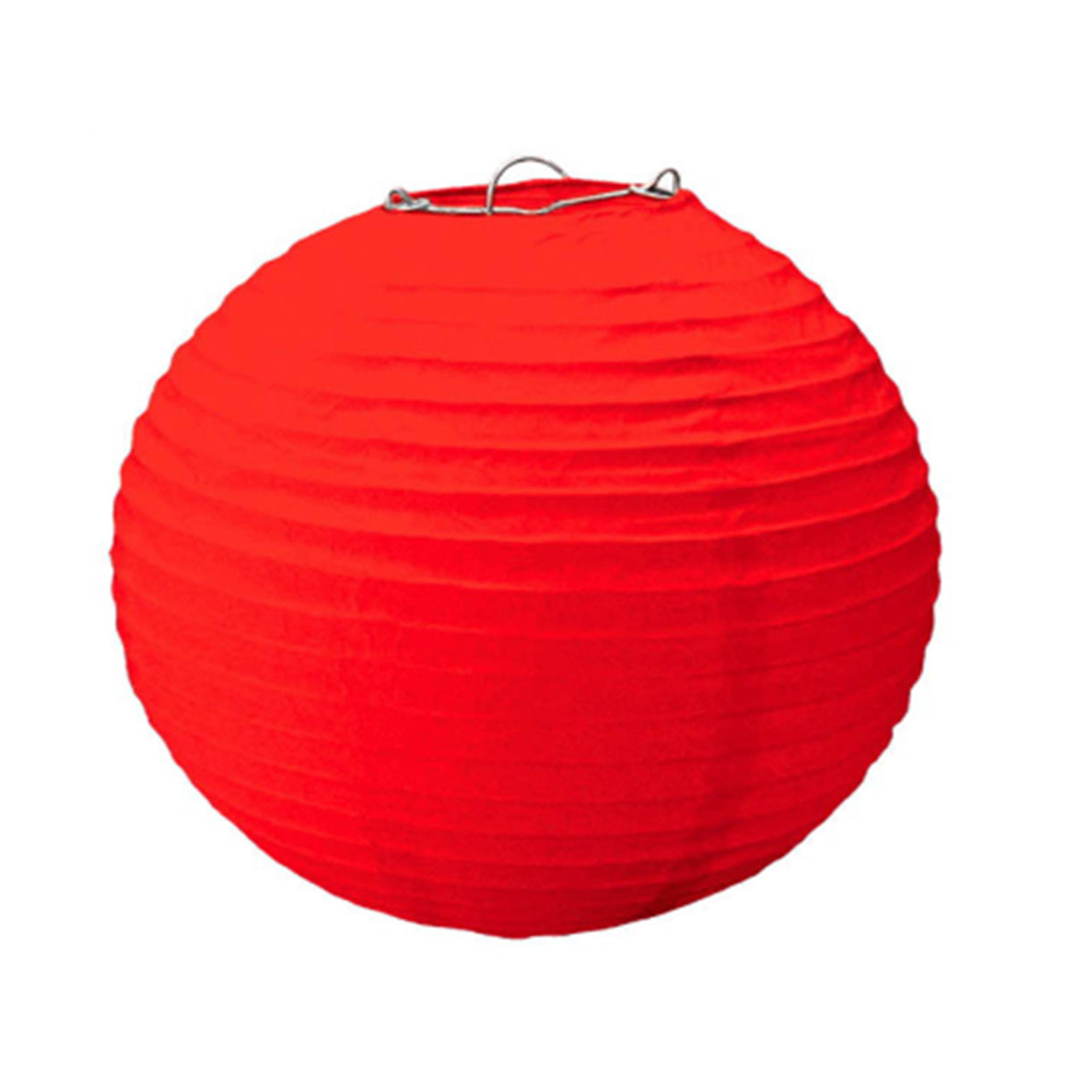 Apple Paper Lantern With Metal Frame 15.50in - Party Centre