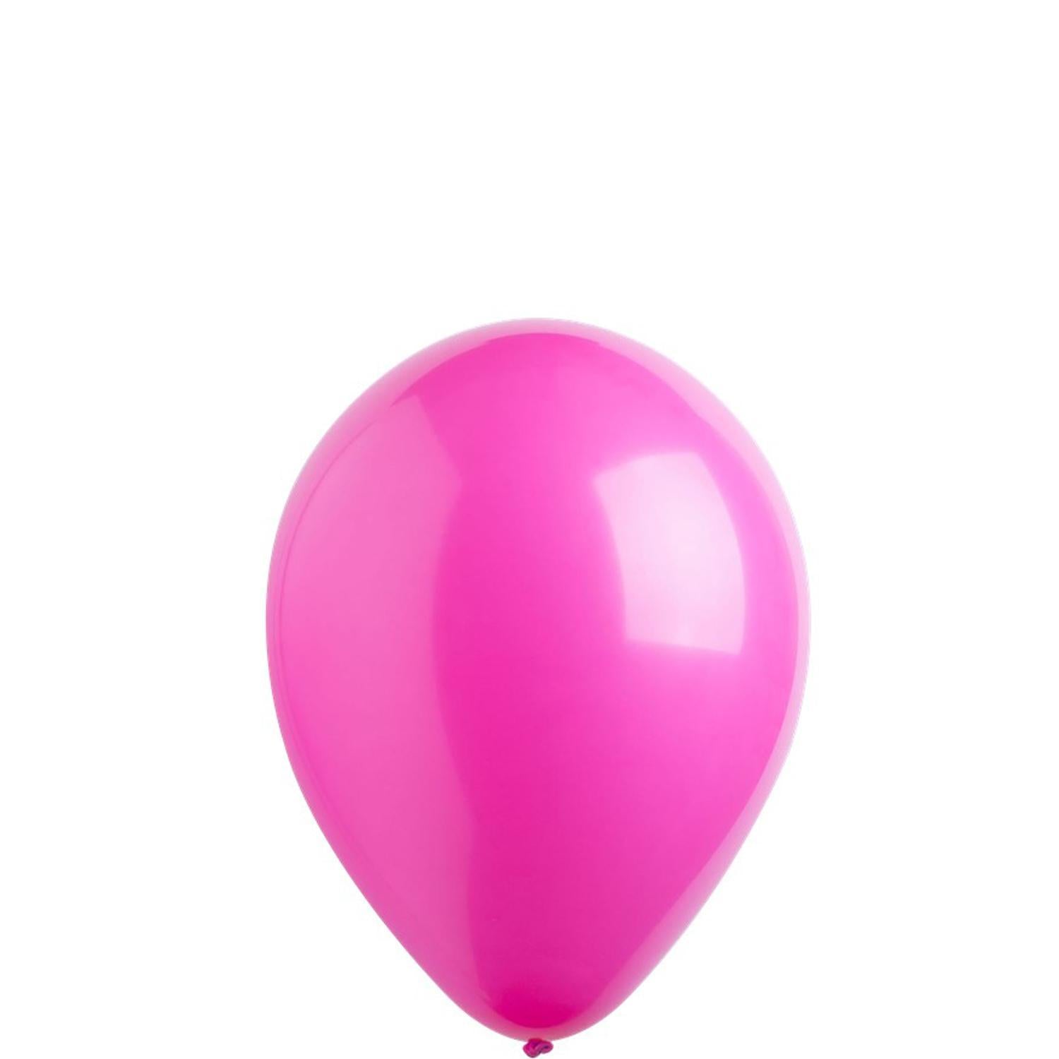 Hot Pink Fashion Latex Balloons 5in, 100pcs Balloons & Streamers - Party Centre - Party Centre