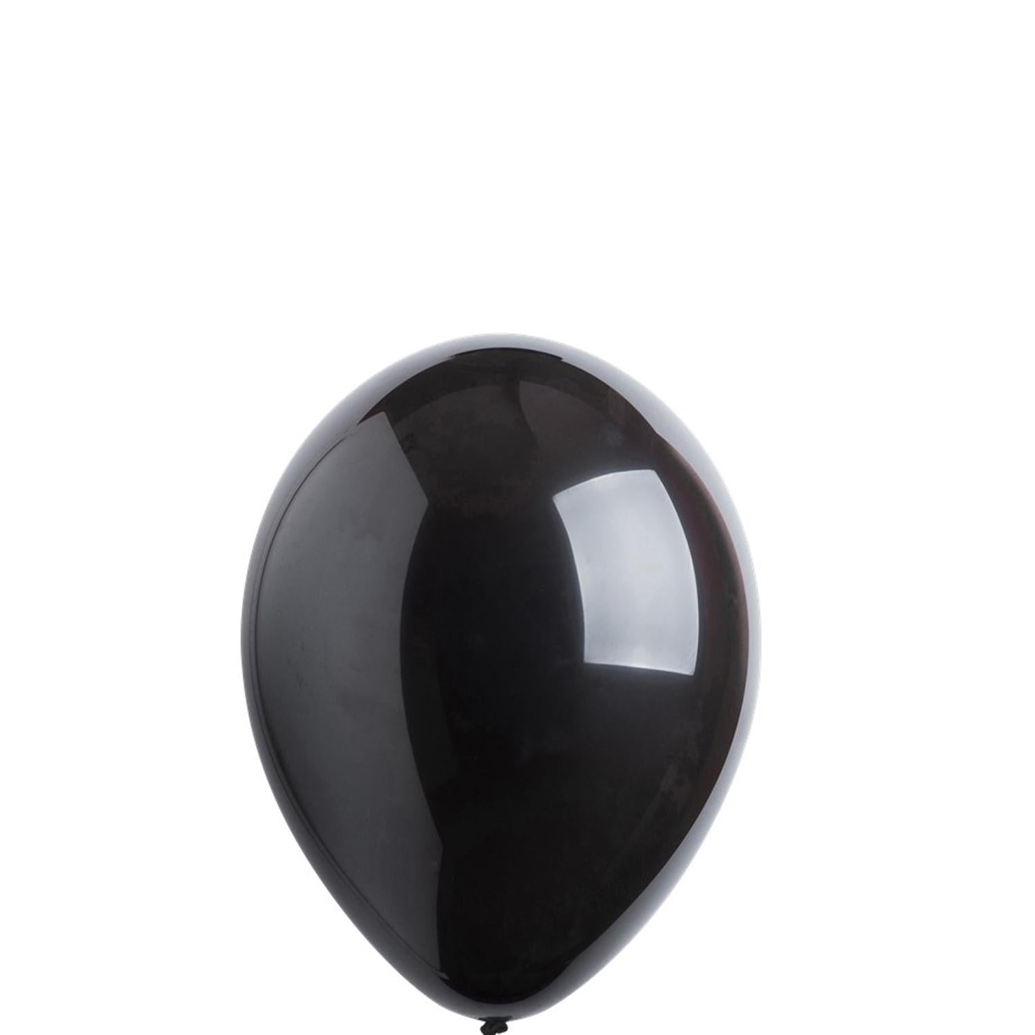 Black Fashion Latex Balloons 5in, 100pcs Balloons & Streamers - Party Centre - Party Centre
