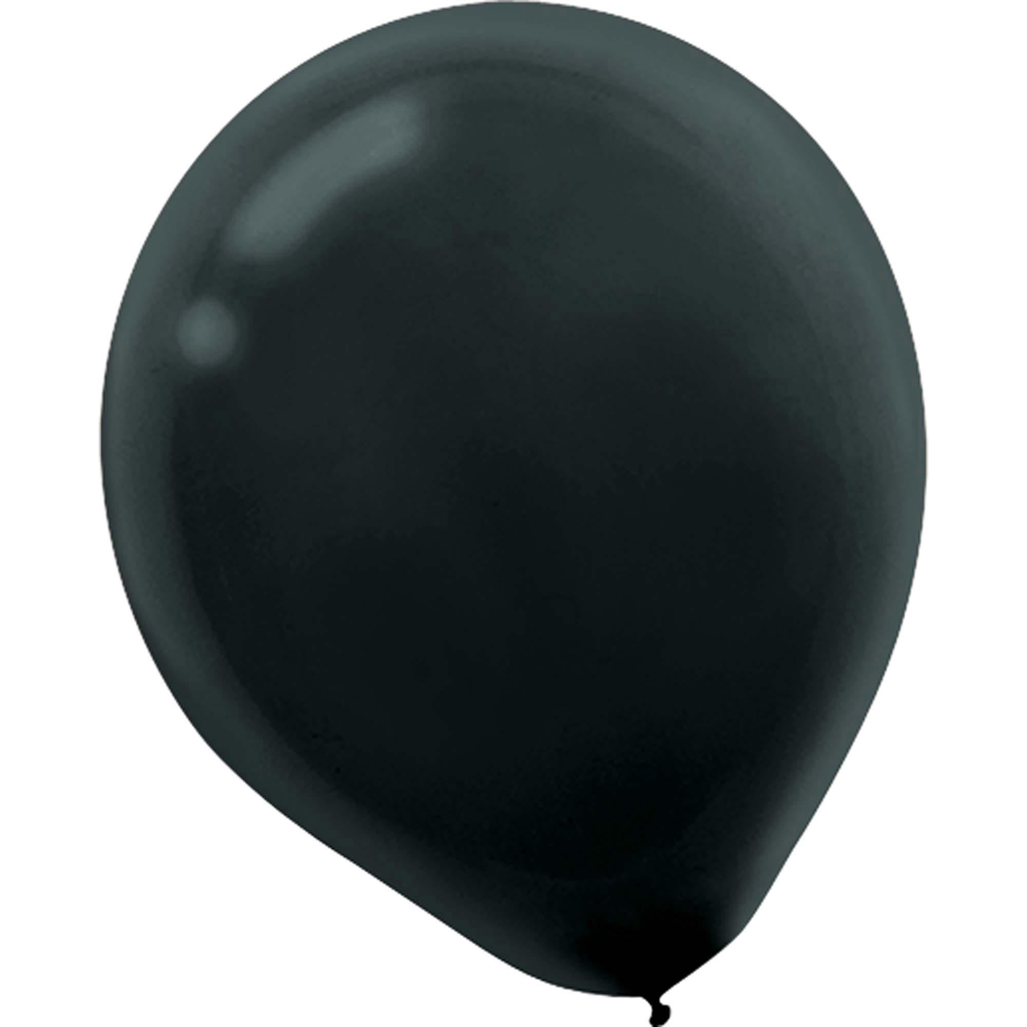 Fashion Black Latex Balloons 12in, 50pcs Balloons & Streamers - Party Centre - Party Centre