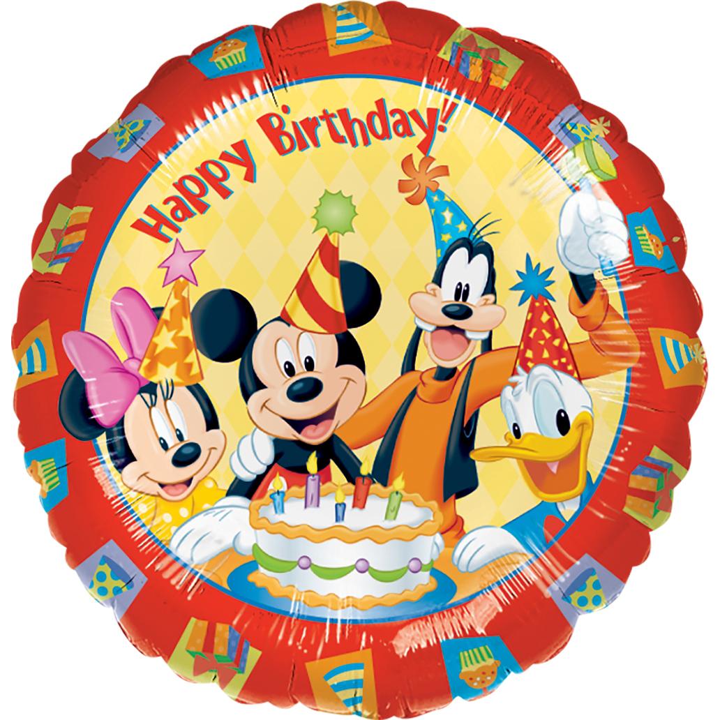 Mickey & Friends Happy Birthday 18in Balloons & Streamers - Party Centre - Party Centre