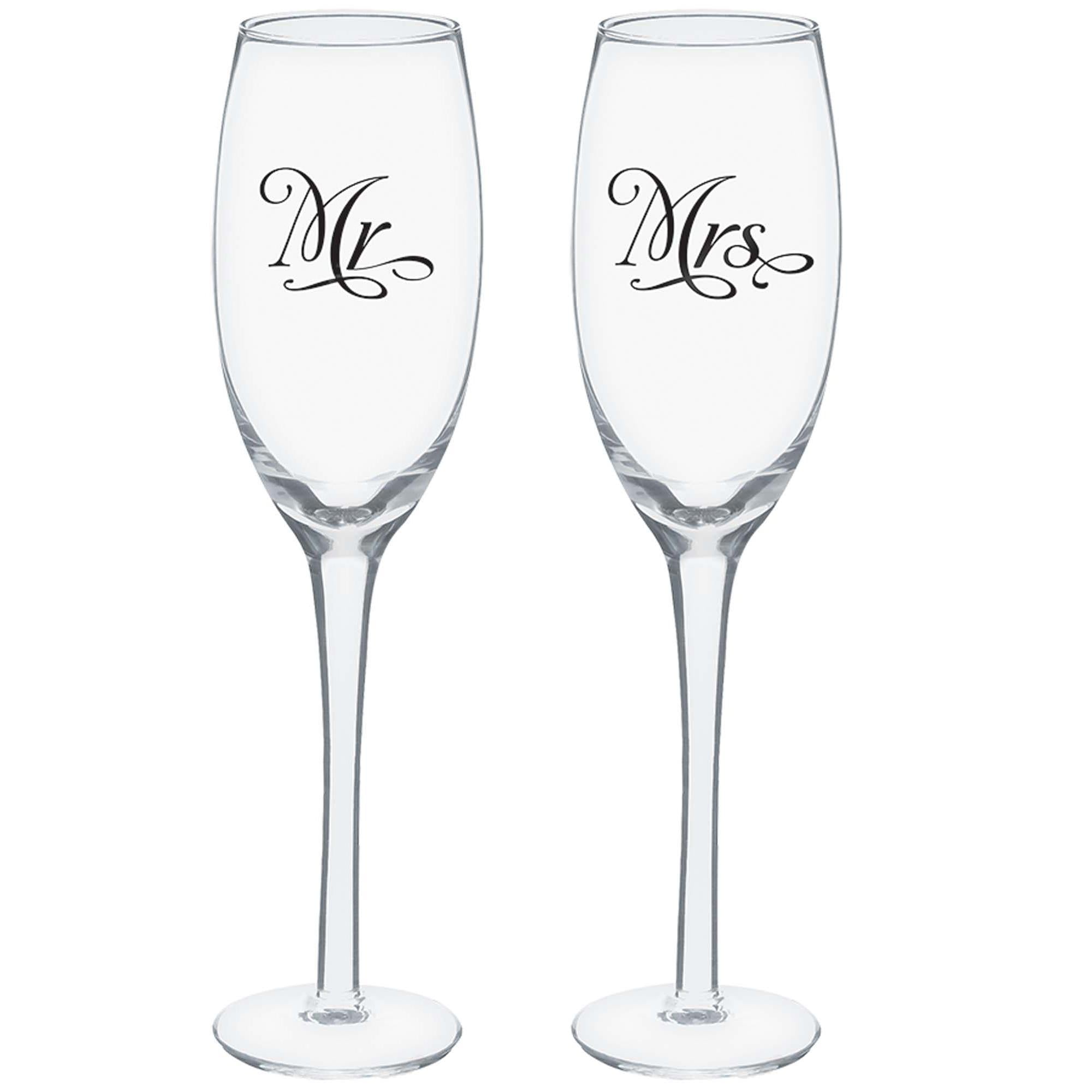 Mr. And Mrs. Toasting Glasses Candy Buffet - Party Centre - Party Centre