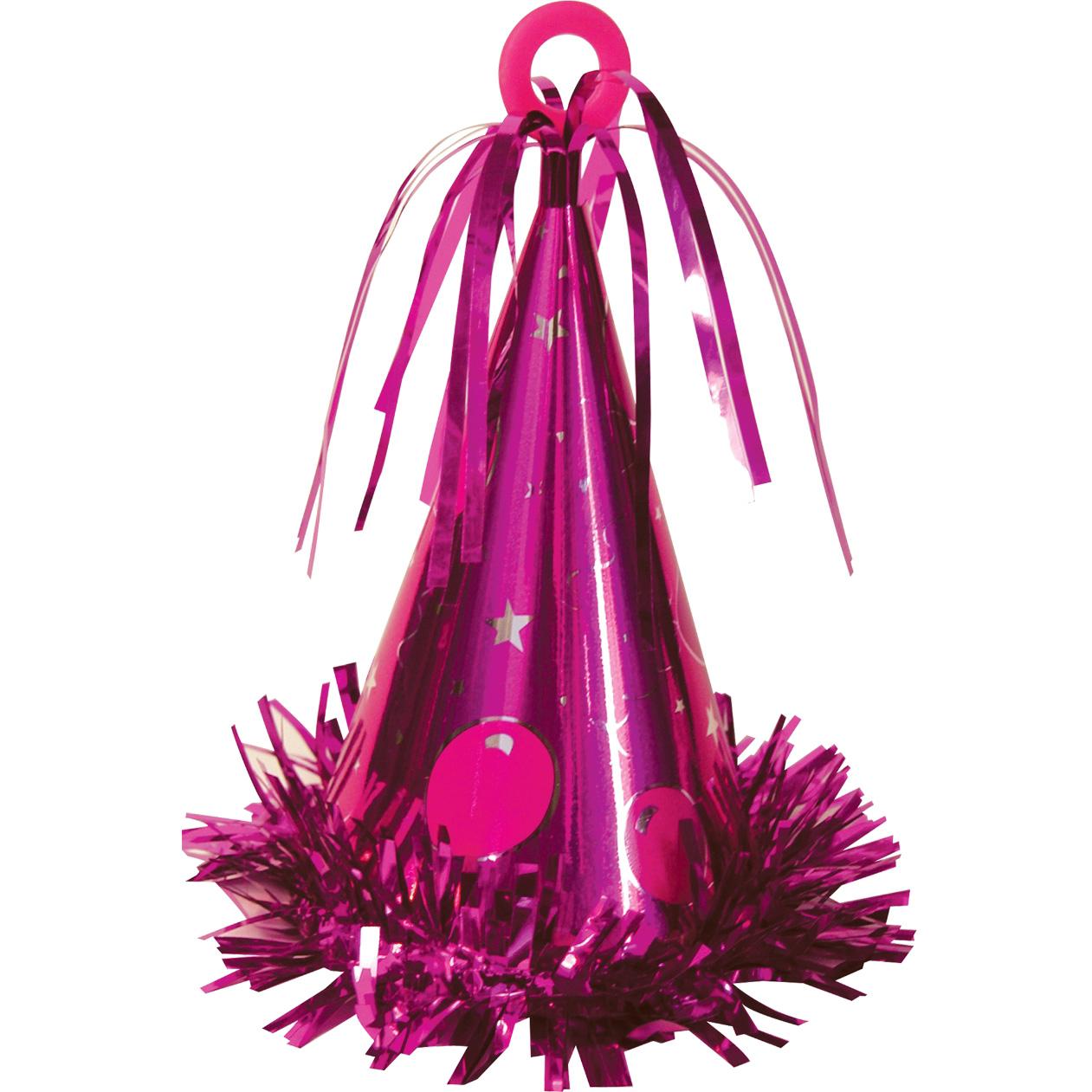 Pink Hat Balloon Weight Balloons & Streamers - Party Centre - Party Centre