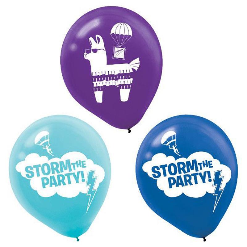 Battle Royal Latex Balloons 12in, 6pcs Balloons & Streamers - Party Centre - Party Centre
