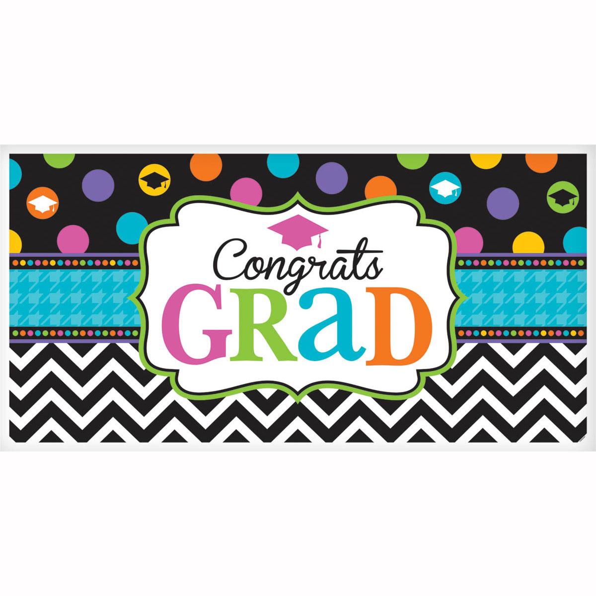 Graduation Dream Big Large Horizontal Banner 65in x 33.5in Decorations - Party Centre - Party Centre