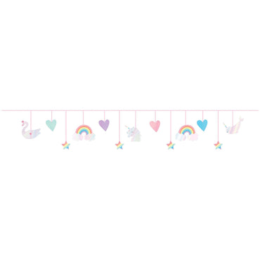 Magical Rainbow Birthday Double Banner 2pcs Decorations - Party Centre - Party Centre