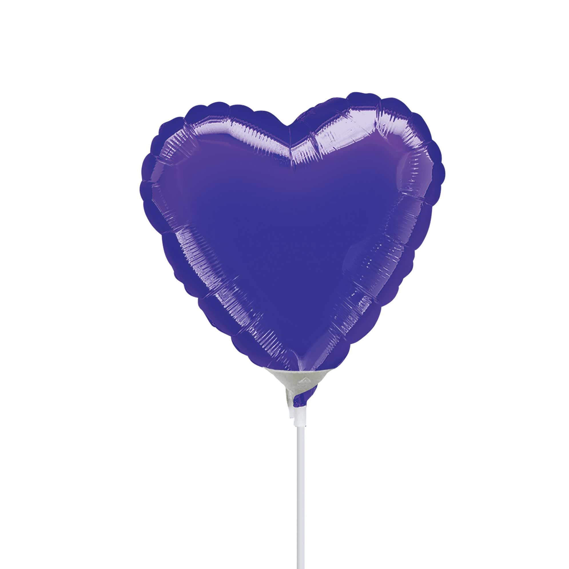 Purple Heart Mini Shape Balloon Balloons & Streamers - Party Centre - Party Centre
