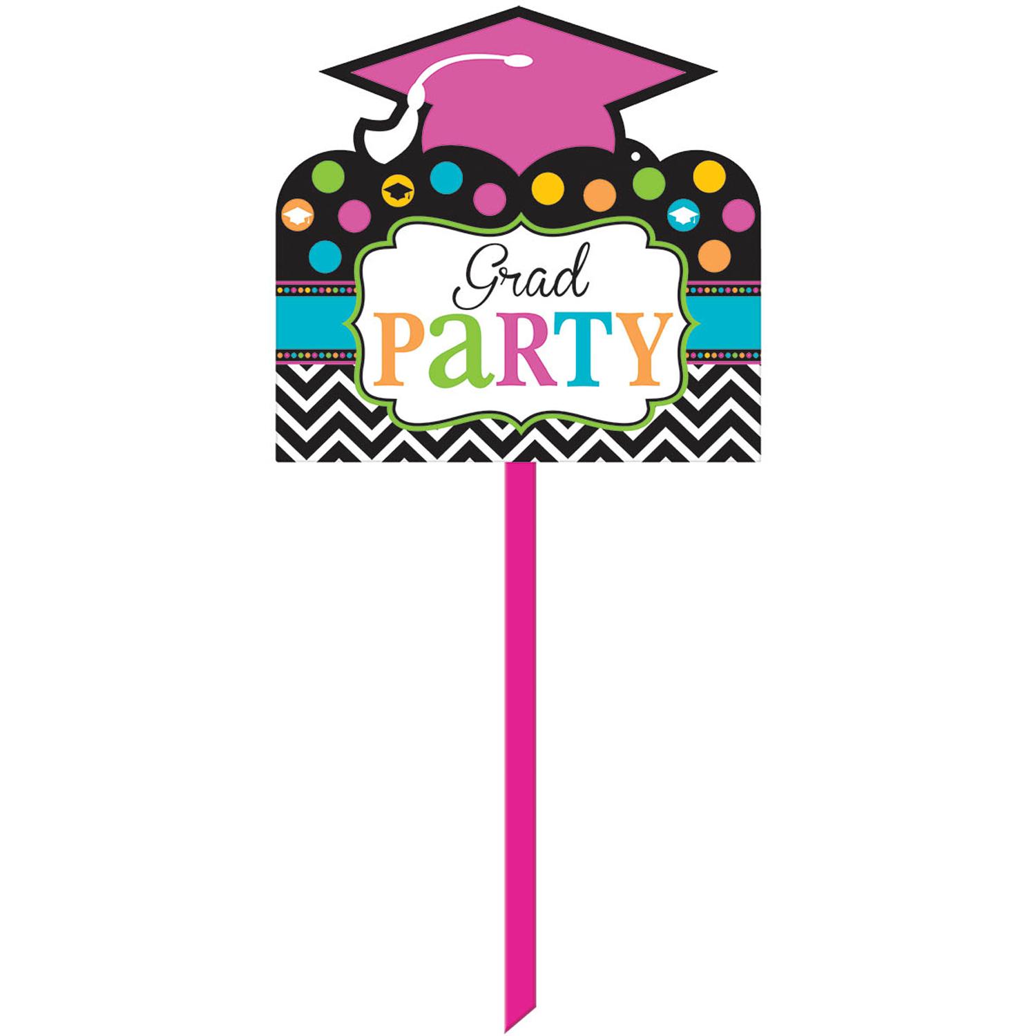 Dream Big Plastic Yard Sign 14in x 15in Decorations - Party Centre - Party Centre
