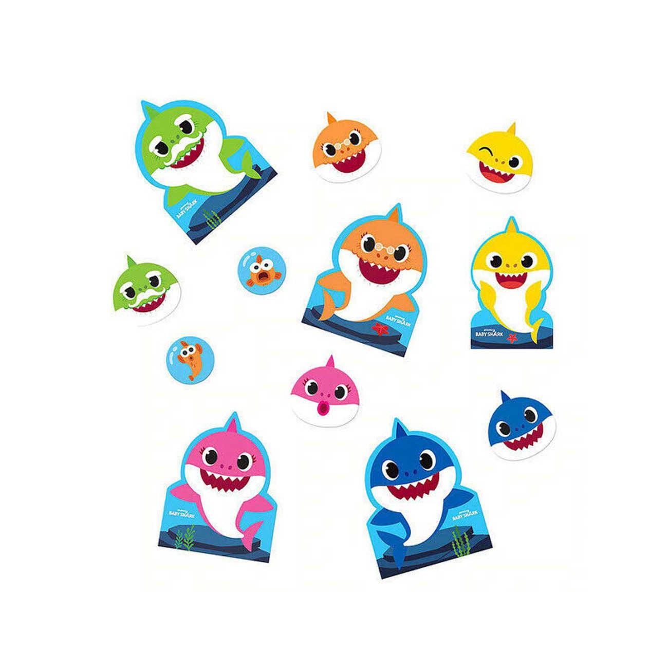 Baby Shark Cutouts Value Pack Decorations - Party Centre - Party Centre