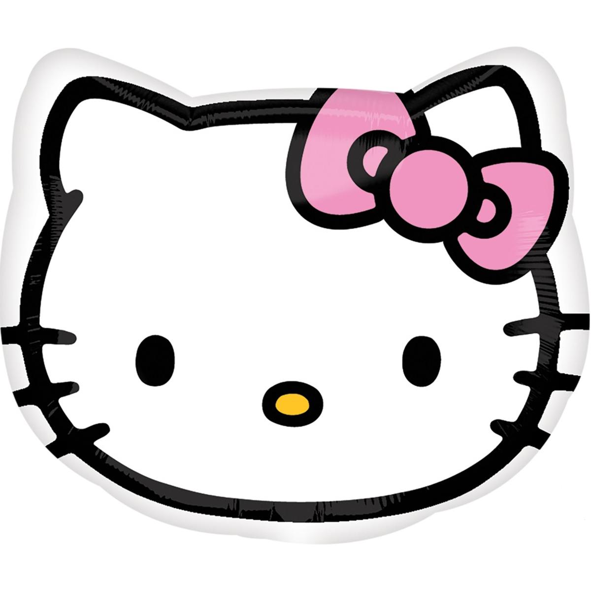 Hello Kitty Head Foil Balloon 18in Balloons & Streamers - Party Centre - Party Centre