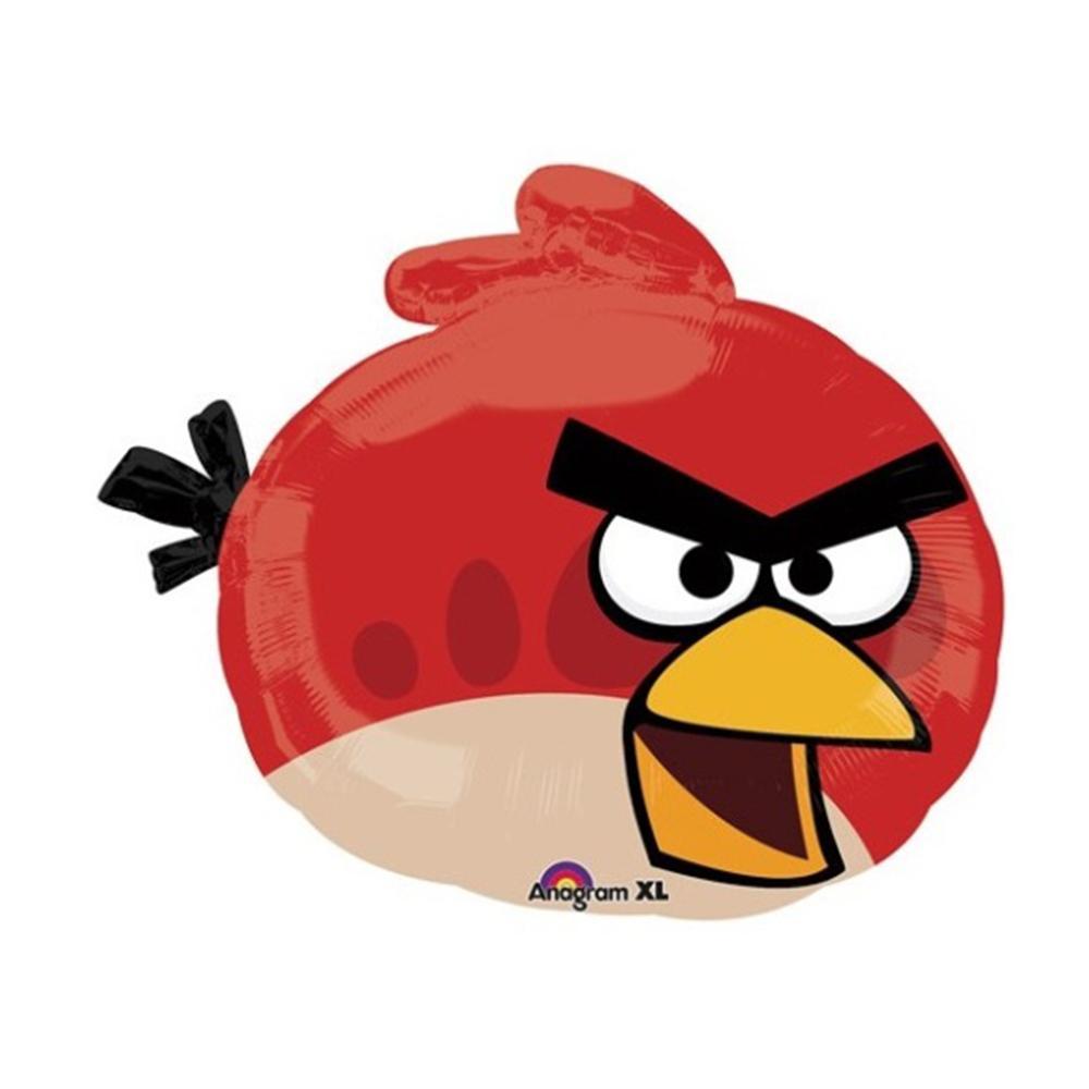 Angry Birds Red Bird Foil Balloon 23 x 20in Balloons & Streamers - Party Centre - Party Centre