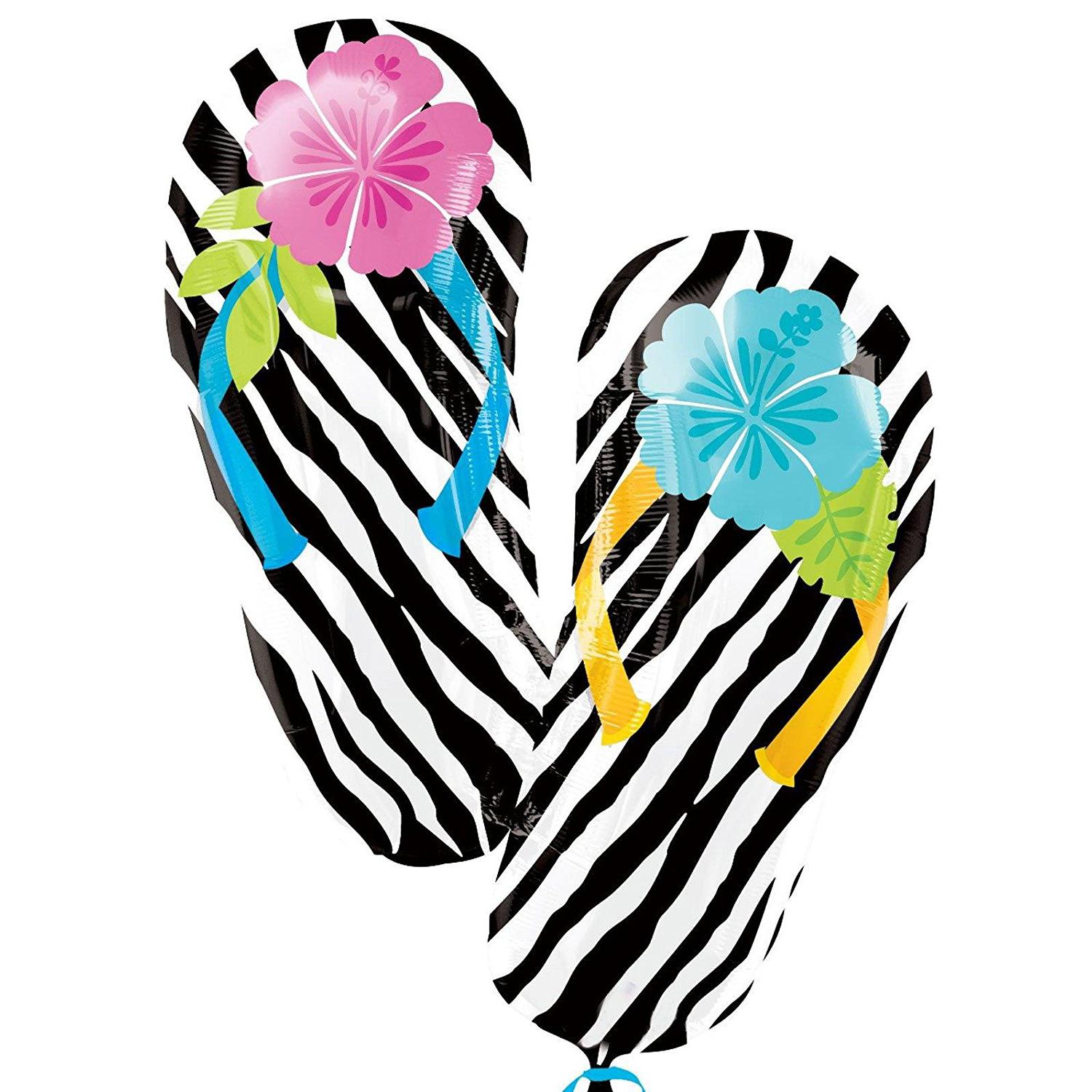 Wild Isle Flip Flops Foil Balloon 25 x 33in Balloons & Streamers - Party Centre - Party Centre