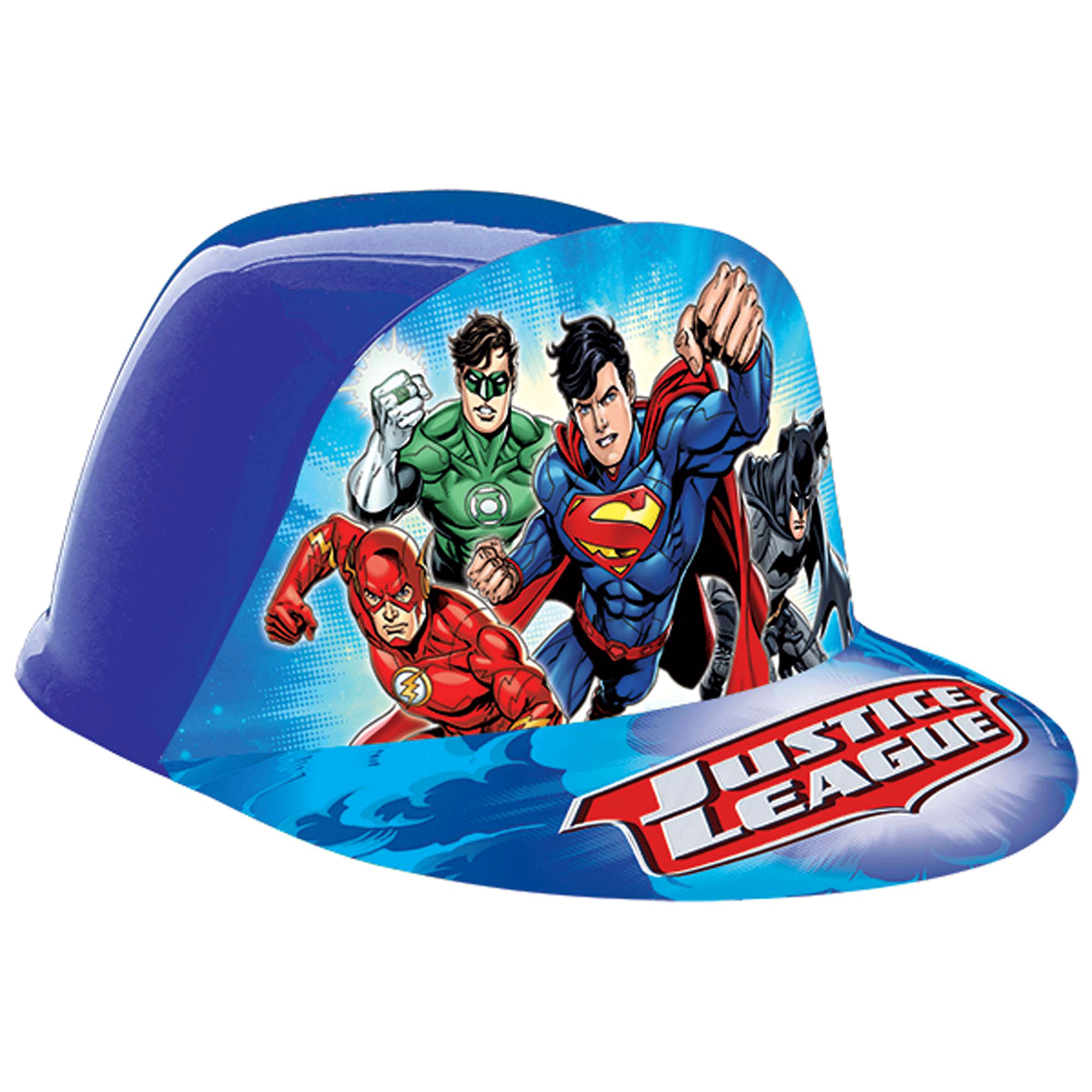 Justice League Vac Formed Hat - Party Centre