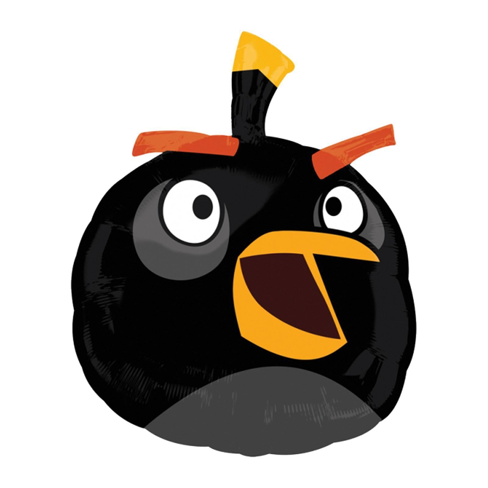 Angry Birds Black Bird Foil Balloon 19 x 24in Balloons & Streamers - Party Centre - Party Centre