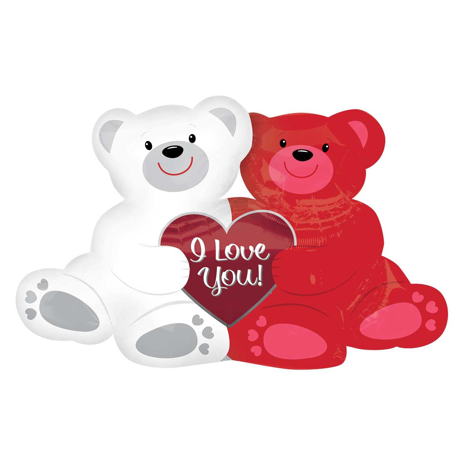 Love Bears Supershape Balloons Balloons & Streamers - Party Centre - Party Centre