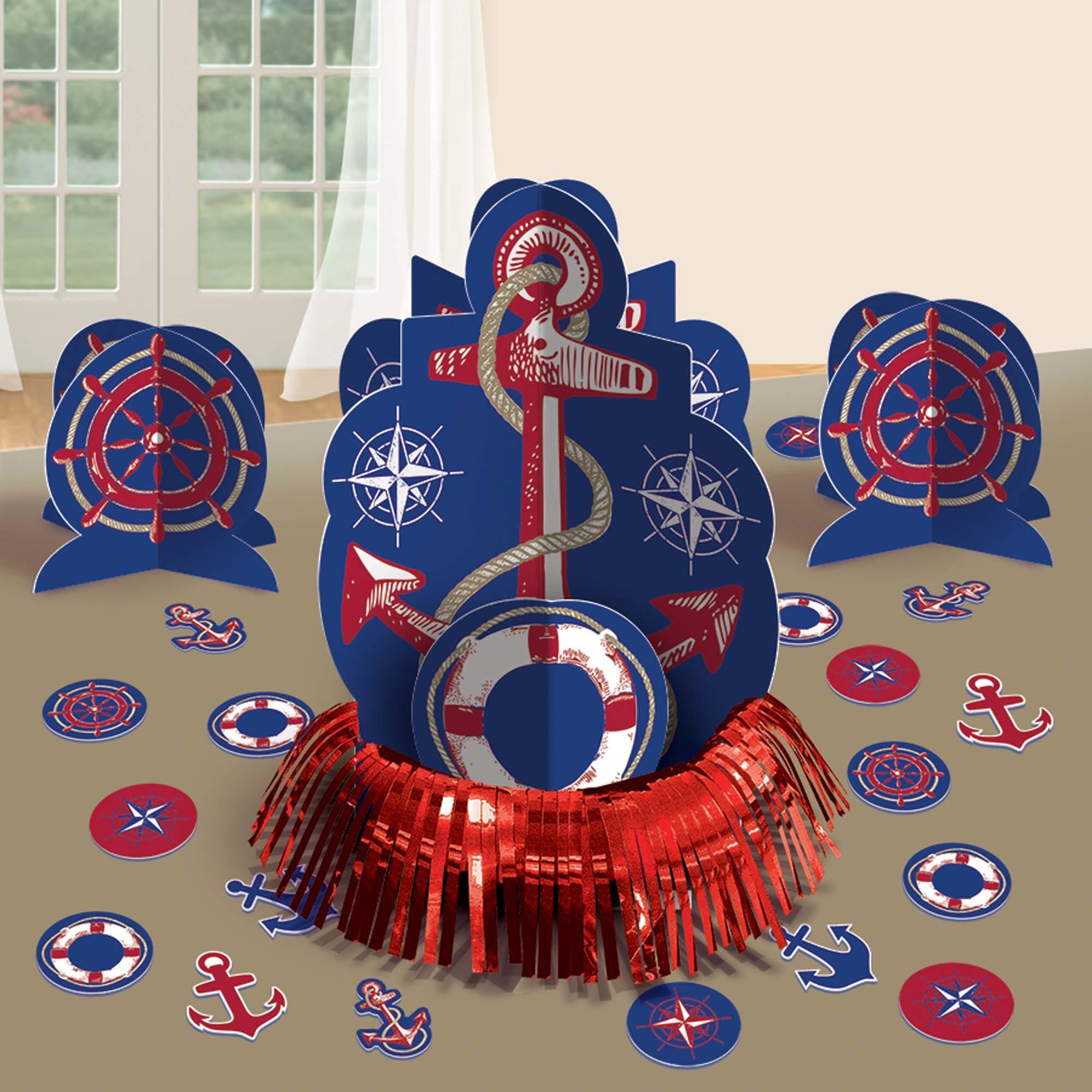 Anchors Aweigh Decorating Table Kit - Party Centre