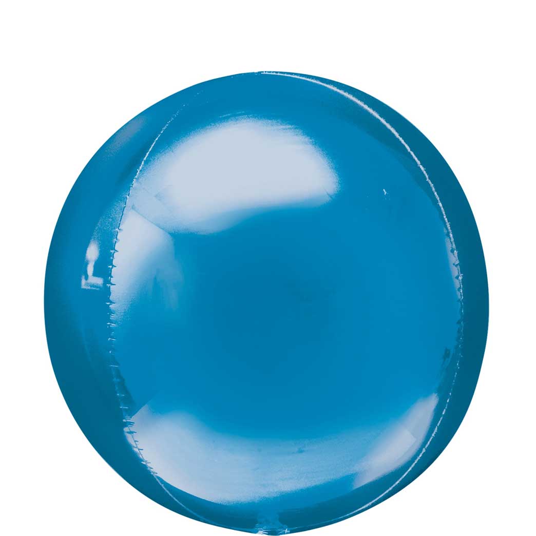 Blue Orbz Balloon 38x40cm Balloons & Streamers - Party Centre - Party Centre