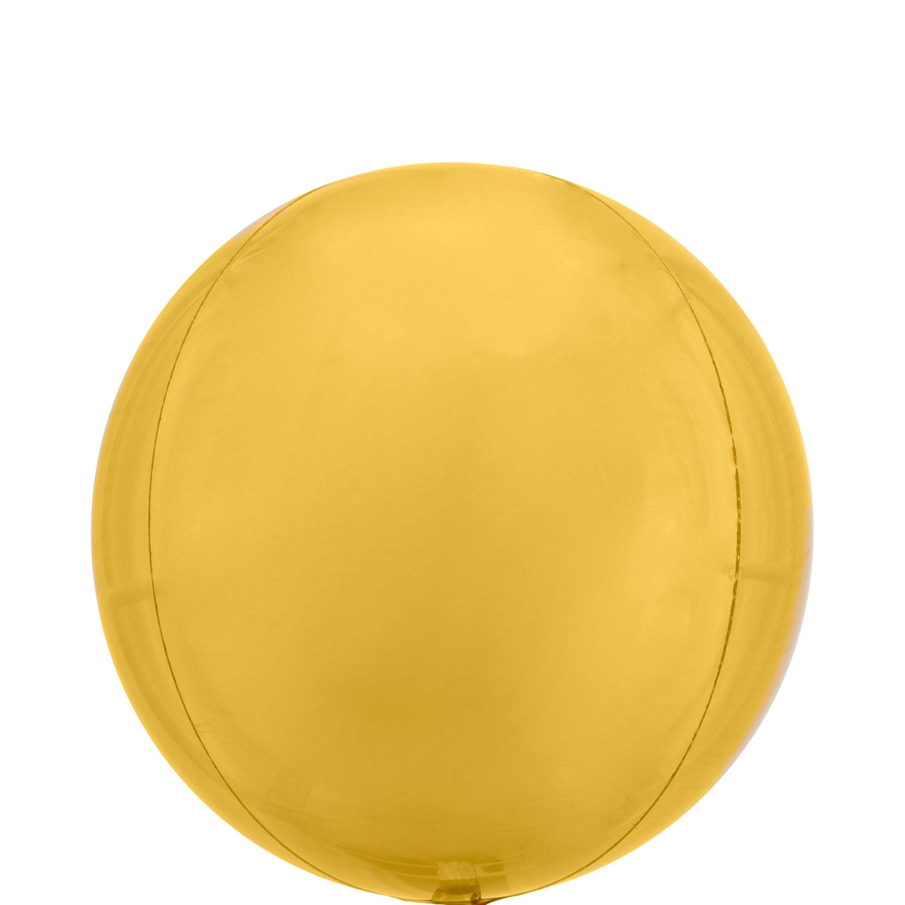 Gold Orbz Foil Balloon 38x40cm - Party Centre