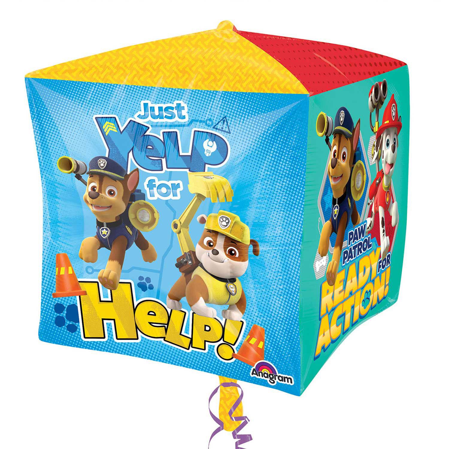 Paw Patrol Ultra Cubez Balloon 15in Balloons & Streamers - Party Centre - Party Centre
