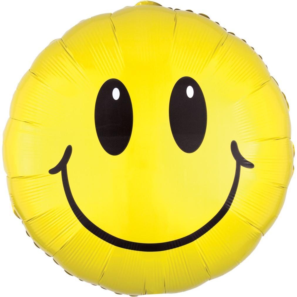 Smiley Face Jumbo Foil Balloon 28in Balloons & Streamers - Party Centre - Party Centre