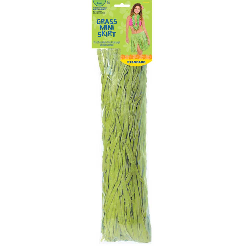 Adult Green Tissue Hula Skirt 16 x 31in Costumes & Apparel - Party Centre - Party Centre