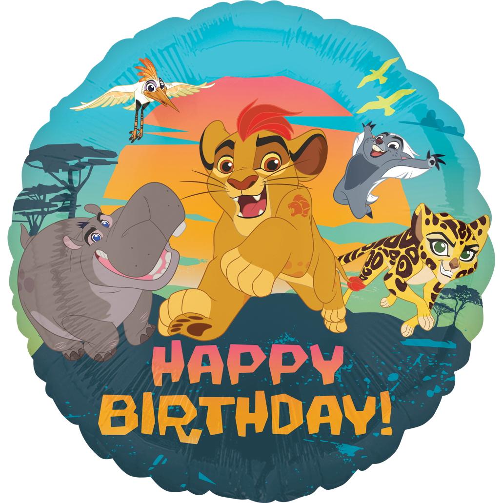 Lion Guard Happy Birthday Foil Balloon 18in Balloons & Streamers - Party Centre - Party Centre