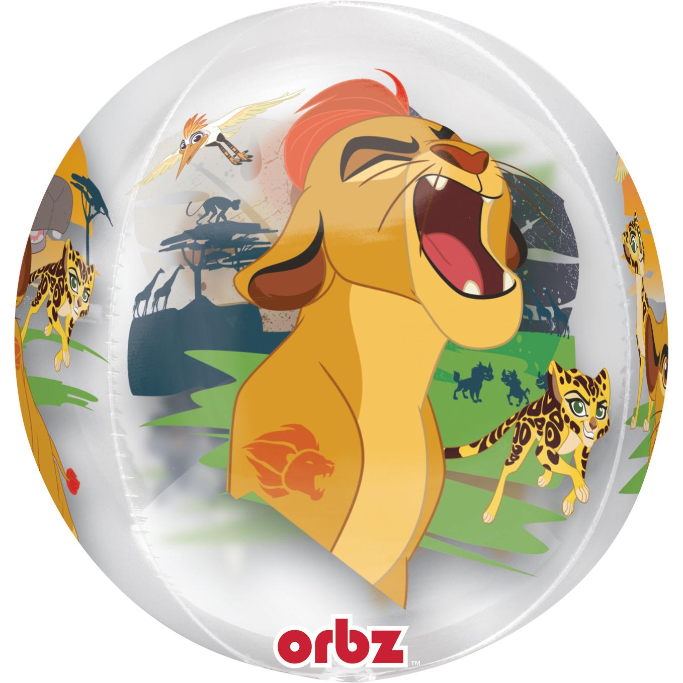 Lion Guard Orbz Clear Balloon 38x40cm Balloons & Streamers - Party Centre - Party Centre