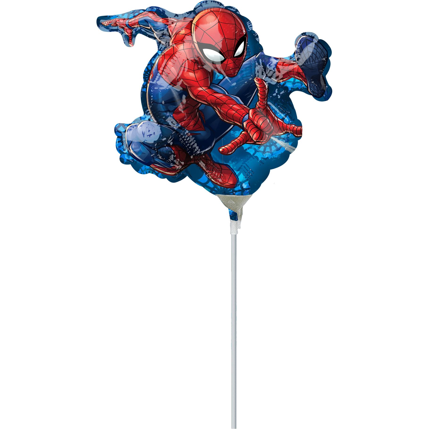Spiderman Mini Shape Foil Balloon 17x25cm Balloons & Streamers - Party Centre - Party Centre