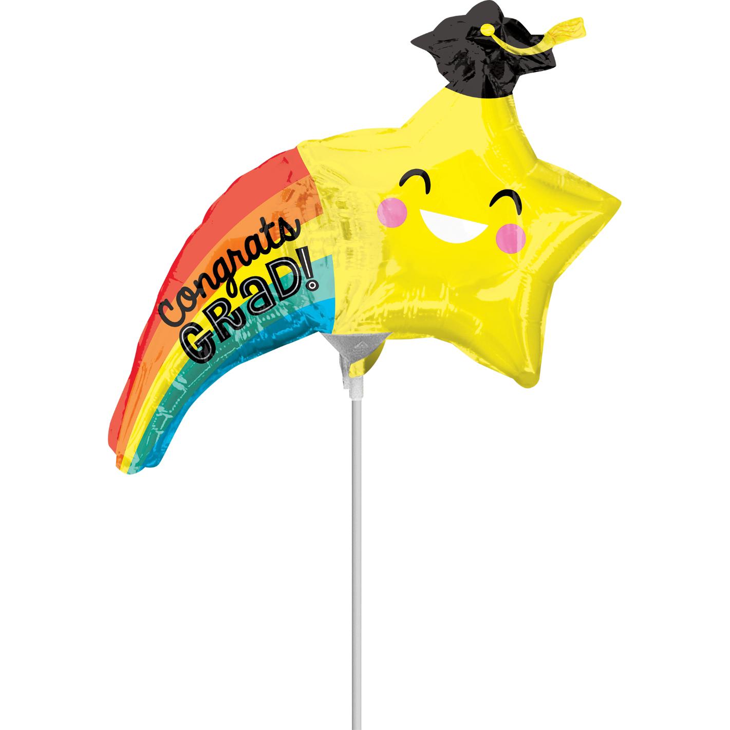 Graduation Shooting Star Mini Shape Balloon Balloons & Streamers - Party Centre - Party Centre