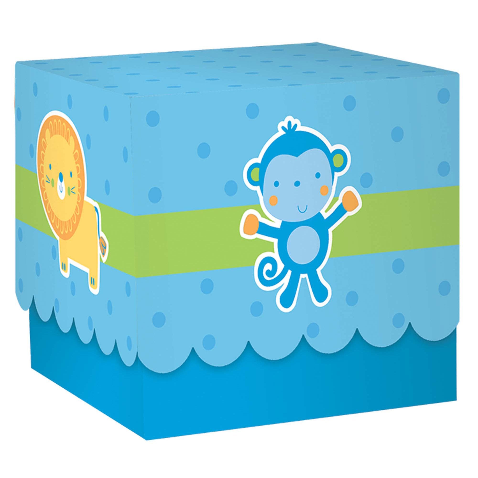 Baby Shower Blue Printed Paper Boxes 24pcs - Party Centre