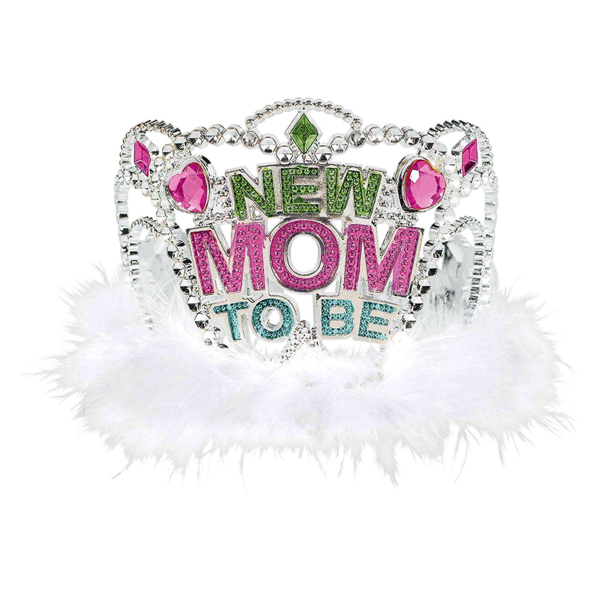 Baby Shower Marabou with Tiara Costumes & Apparel - Party Centre - Party Centre