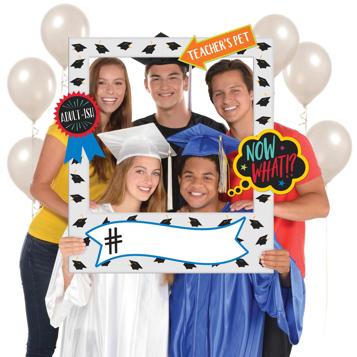 Grad Assembled Customize Giant Photo Frame Party Accessories - Party Centre - Party Centre