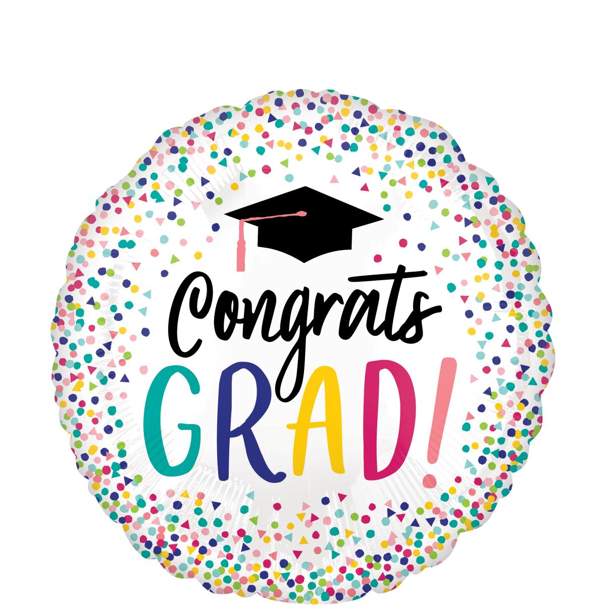 YAY Grad Jumbo Foil Balloon 71cm Balloons & Streamers - Party Centre - Party Centre