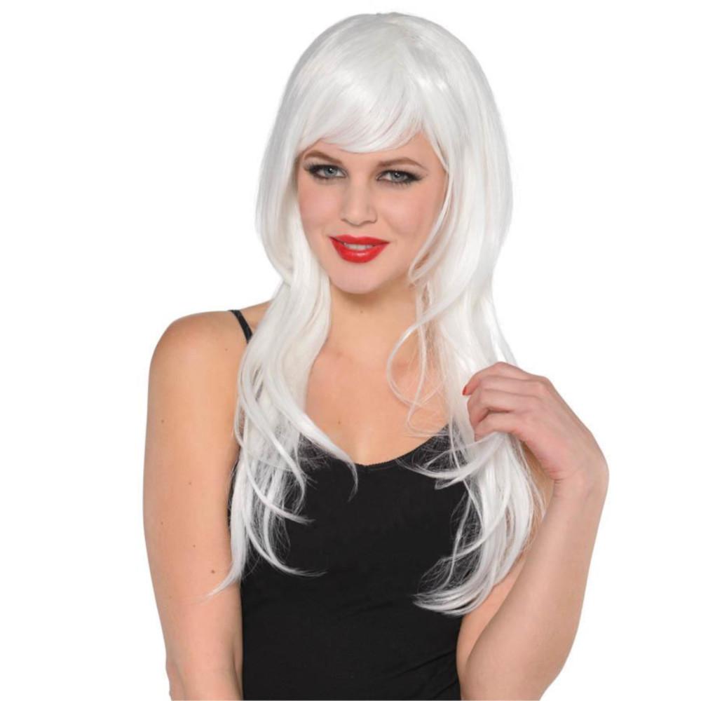 White Glamorous Wig Costumes & Apparel - Party Centre - Party Centre