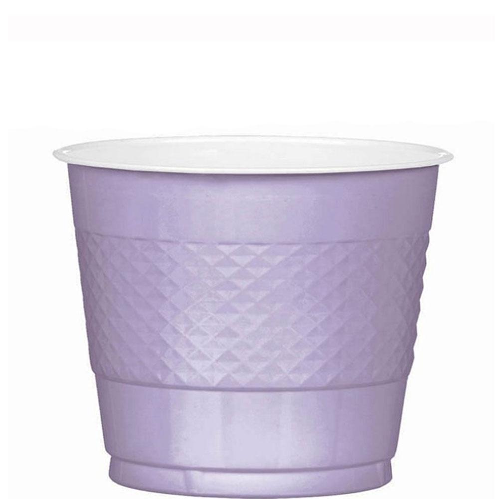 Lavender Plastic Cups 9oz, 20pcs Solid Tableware - Party Centre - Party Centre