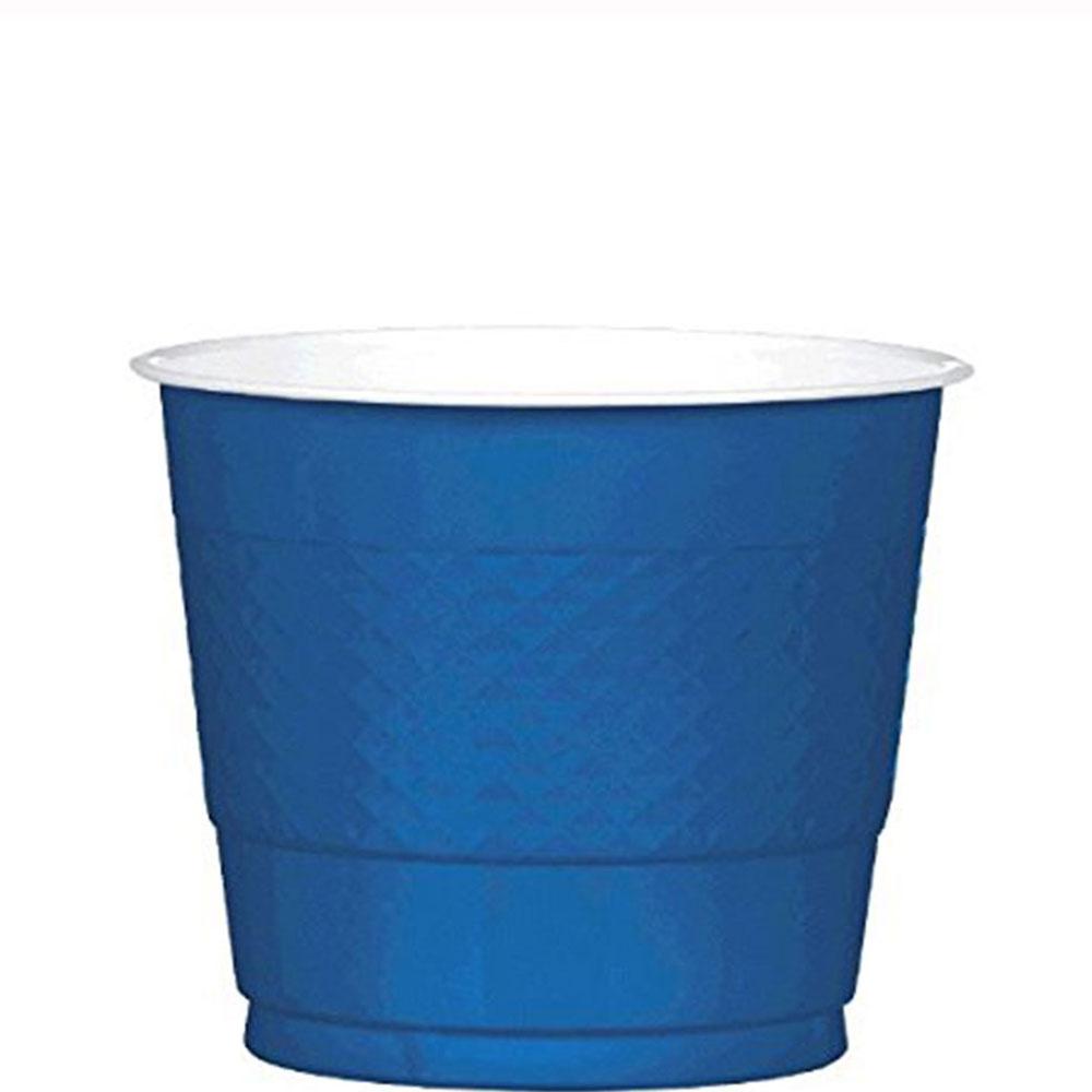Bright Royal Blue Plastic Cup 9oz, 20pcs Solid Tableware - Party Centre - Party Centre