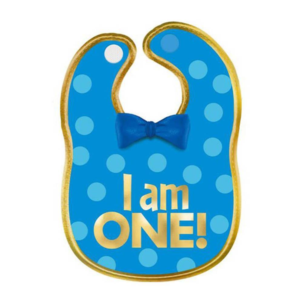 1st Birthday Boy Fabric Bib Costumes & Apparel - Party Centre - Party Centre