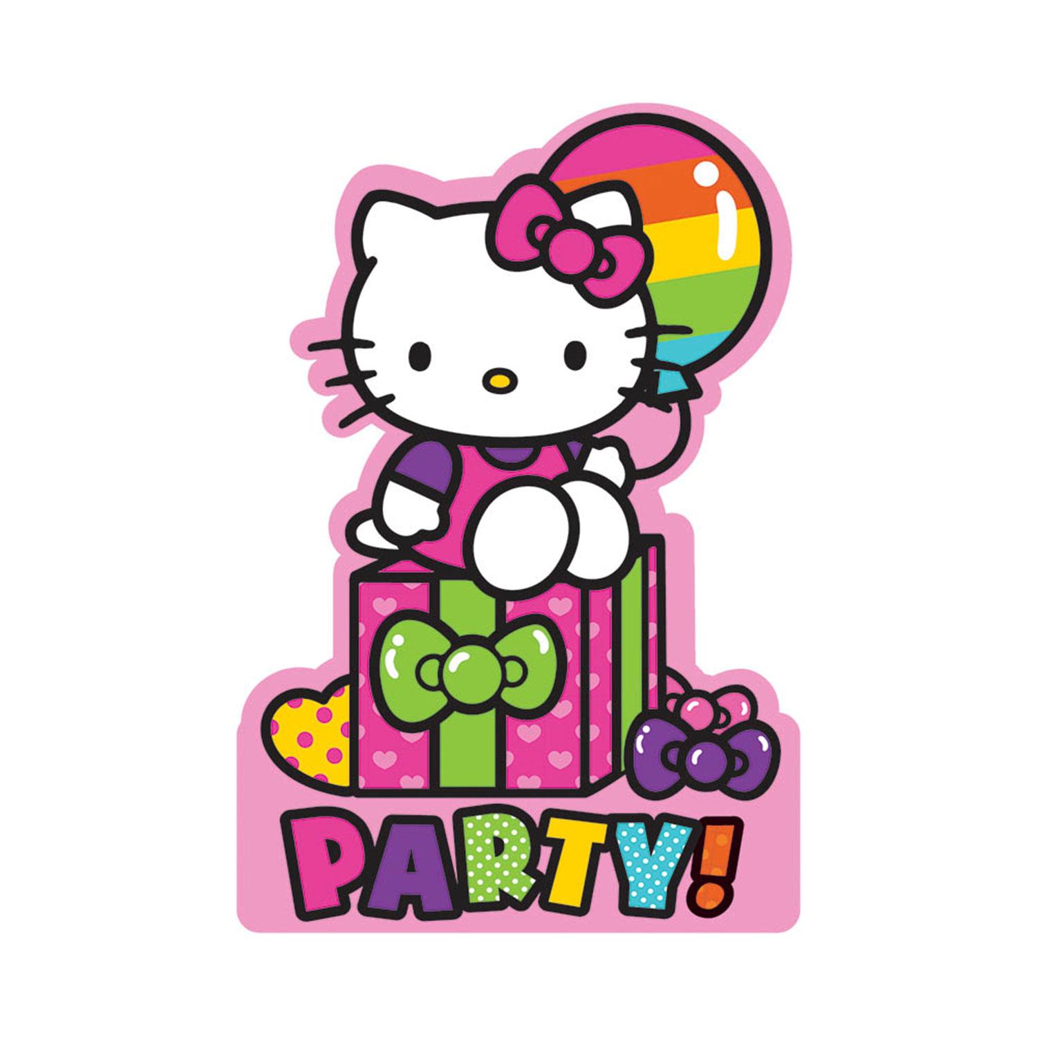 Hello Kitty Rainbow Invitation, 8pcs Party Accessories - Party Centre - Party Centre