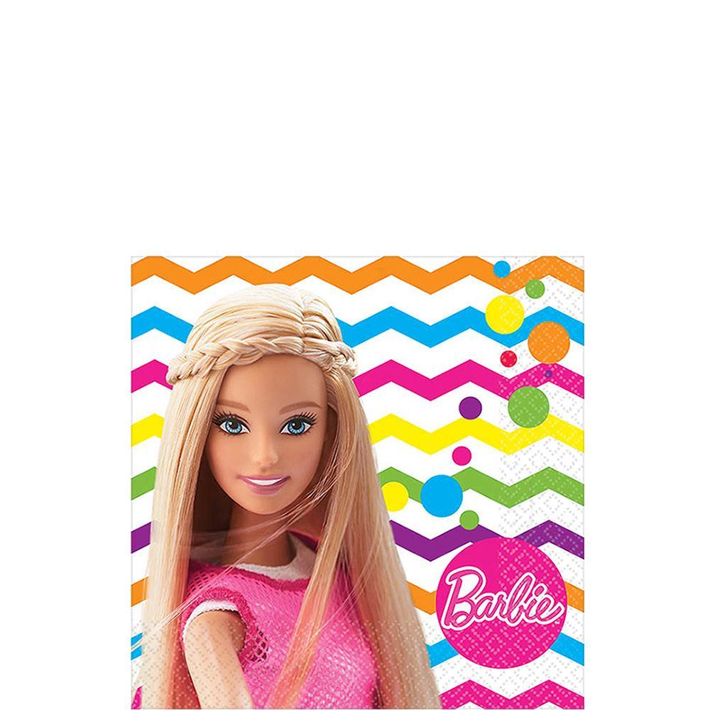 Barbie Sparkle Beverage Tissues 16pcs Printed Tableware - Party Centre - Party Centre
