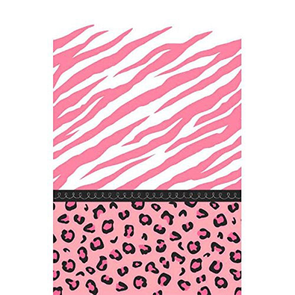 Sweet Safari Girl Baby Shower Paper Tablecover 54 x 102in Printed Tableware - Party Centre - Party Centre