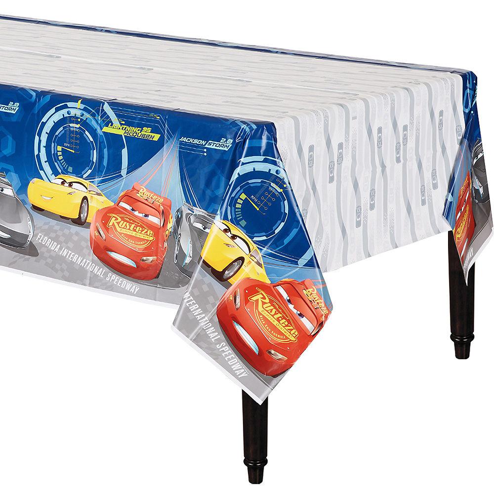Cars 3 Plastic Tablecover Printed Tableware - Party Centre - Party Centre