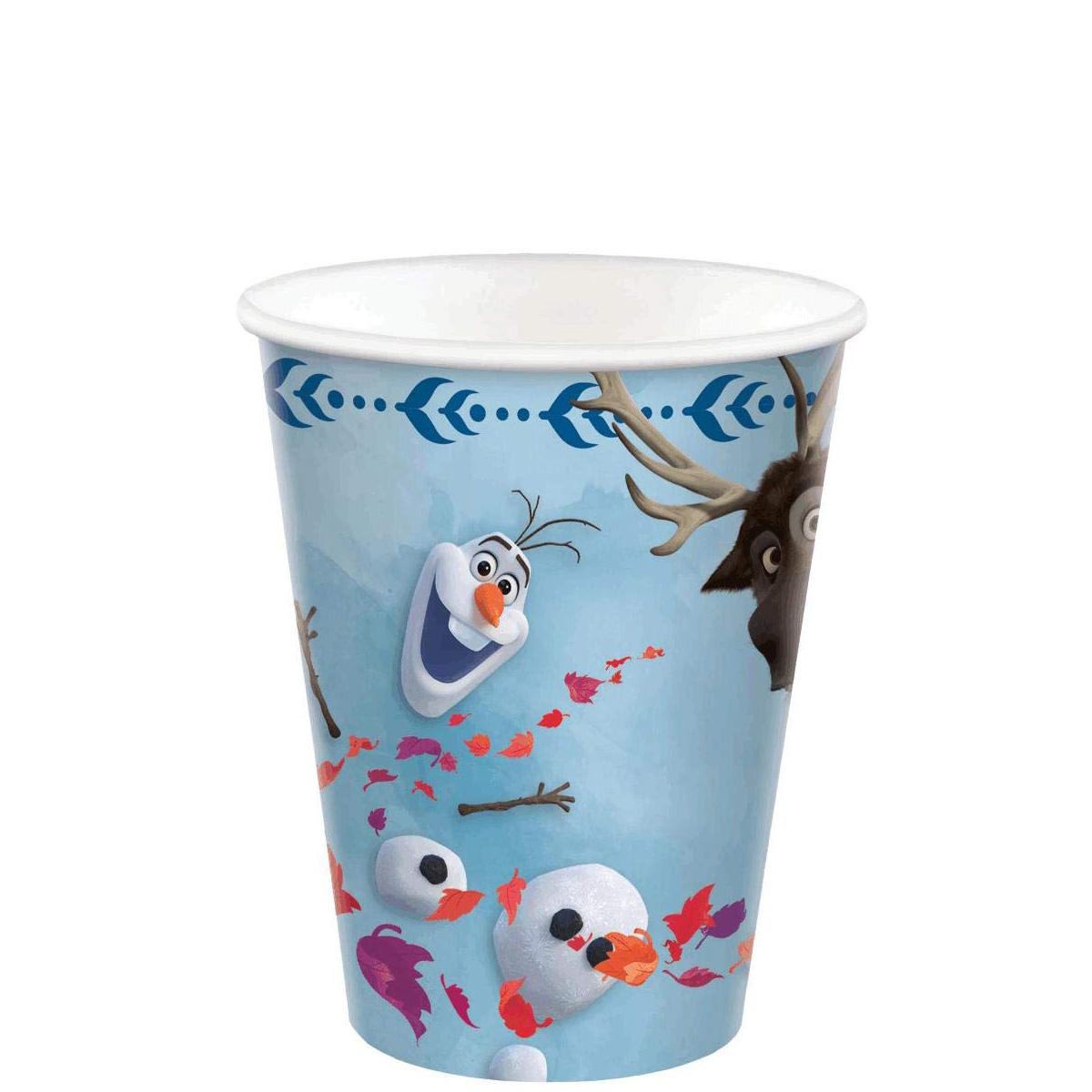 Frozen II Paper Cups 9oz, 8pcs Printed Tableware - Party Centre - Party Centre