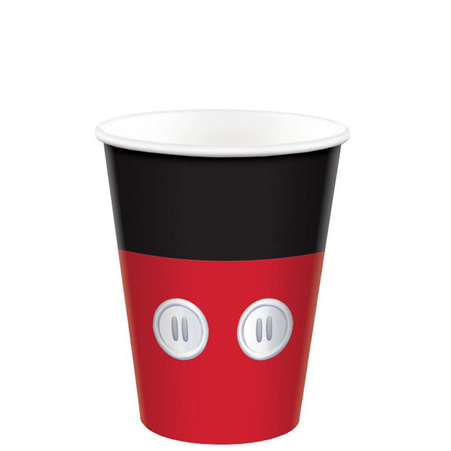 Disney Mickey Mouse Forever Paper Cups 9oz, 8pcs Solid Tableware - Party Centre - Party Centre