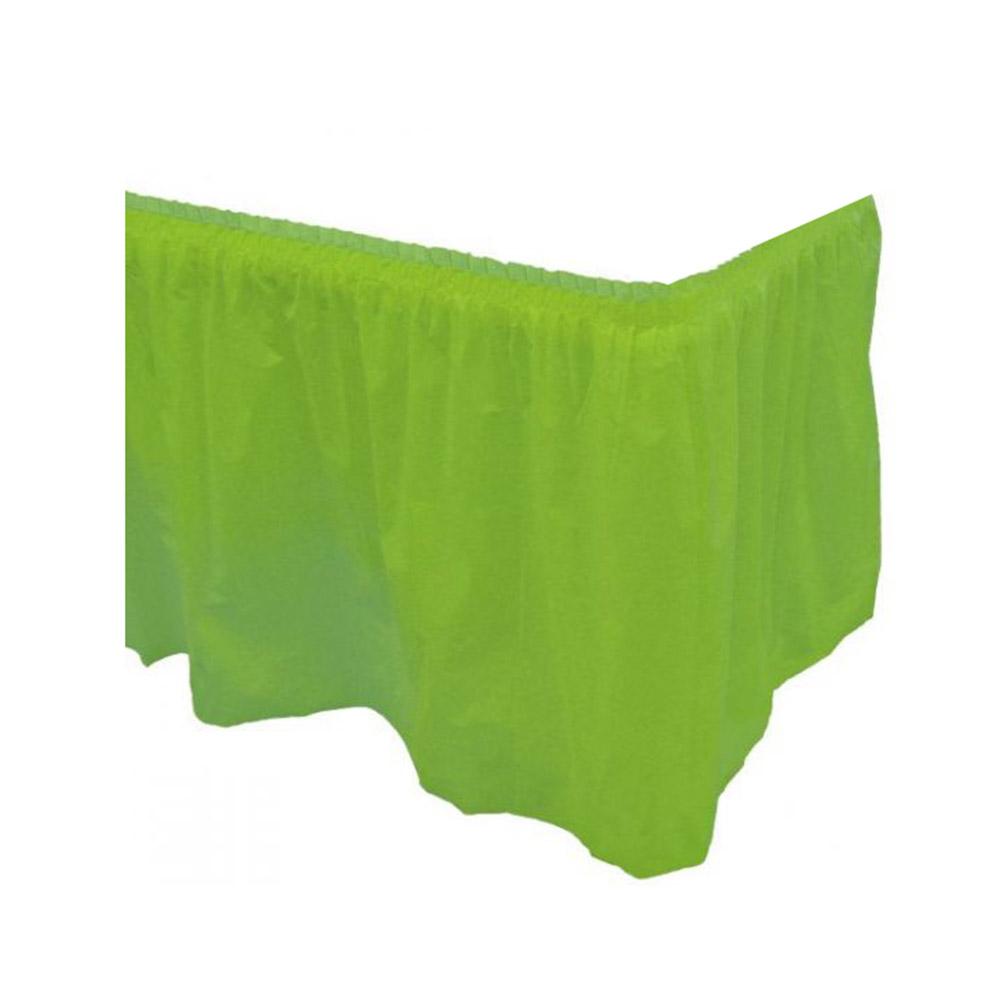 Kiwi Plastic Table Skirt 14ft x 29in Solid Tableware - Party Centre - Party Centre