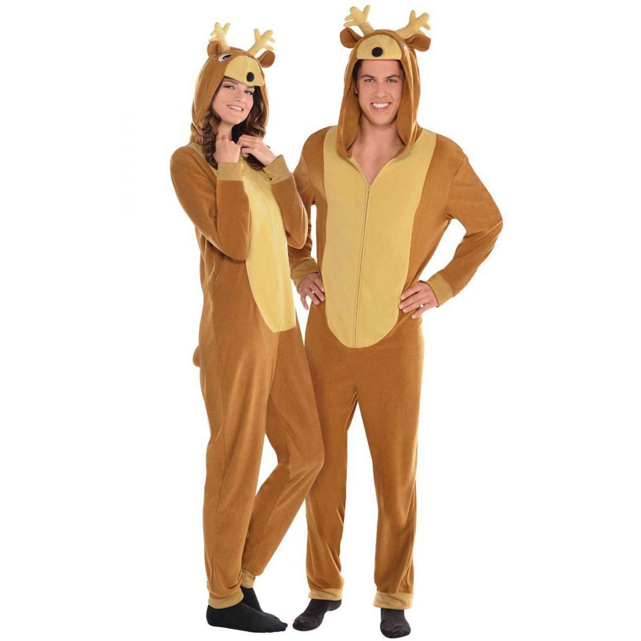 Adult Reindeer Zipster Costume Costumes & Apparel - Party Centre - Party Centre