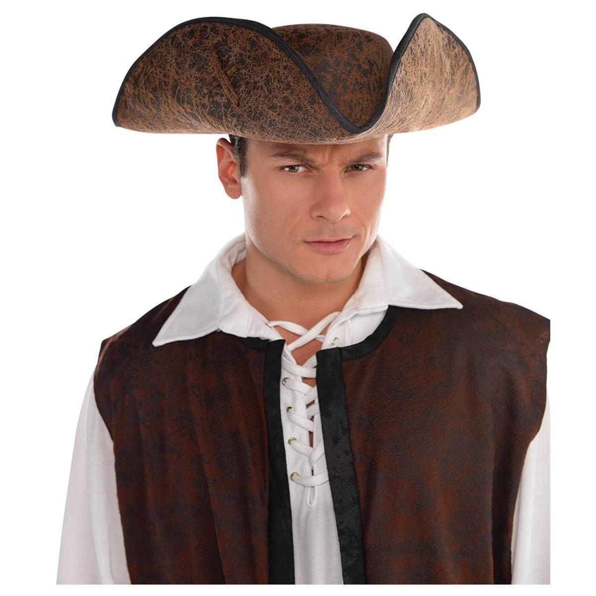 Ahoy Matey Brown Hat Costumes & Apparel - Party Centre - Party Centre