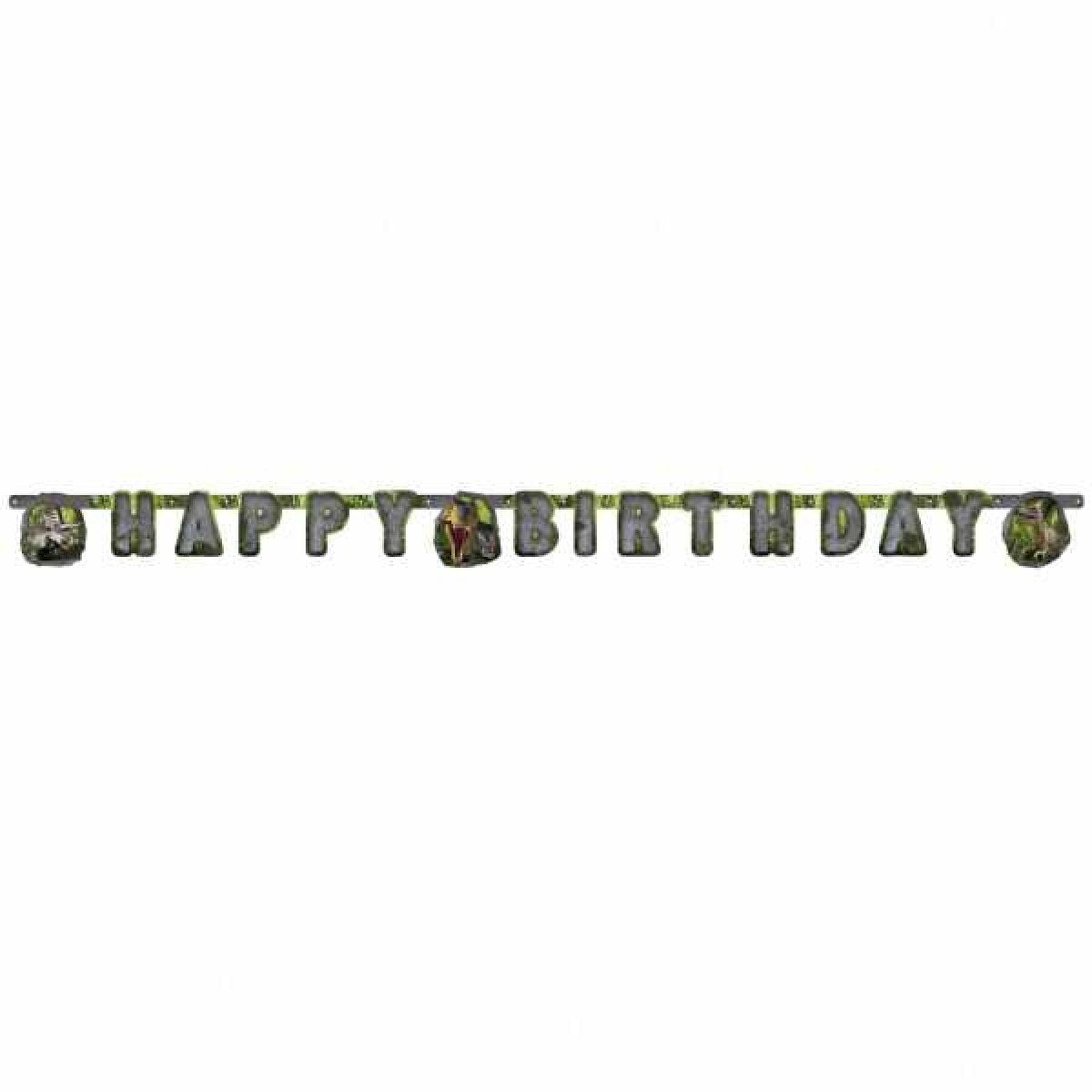 Dinosaur Attack Letter Banner Decorations - Party Centre - Party Centre