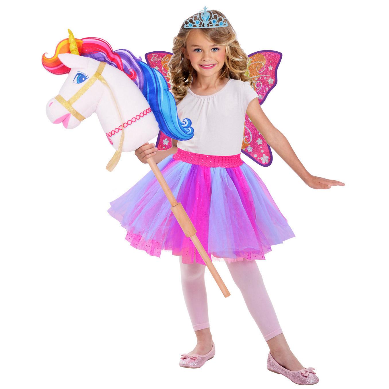 Child Barbie Hobby Rainbow Unicorn Set Costumes & Apparel - Party Centre - Party Centre