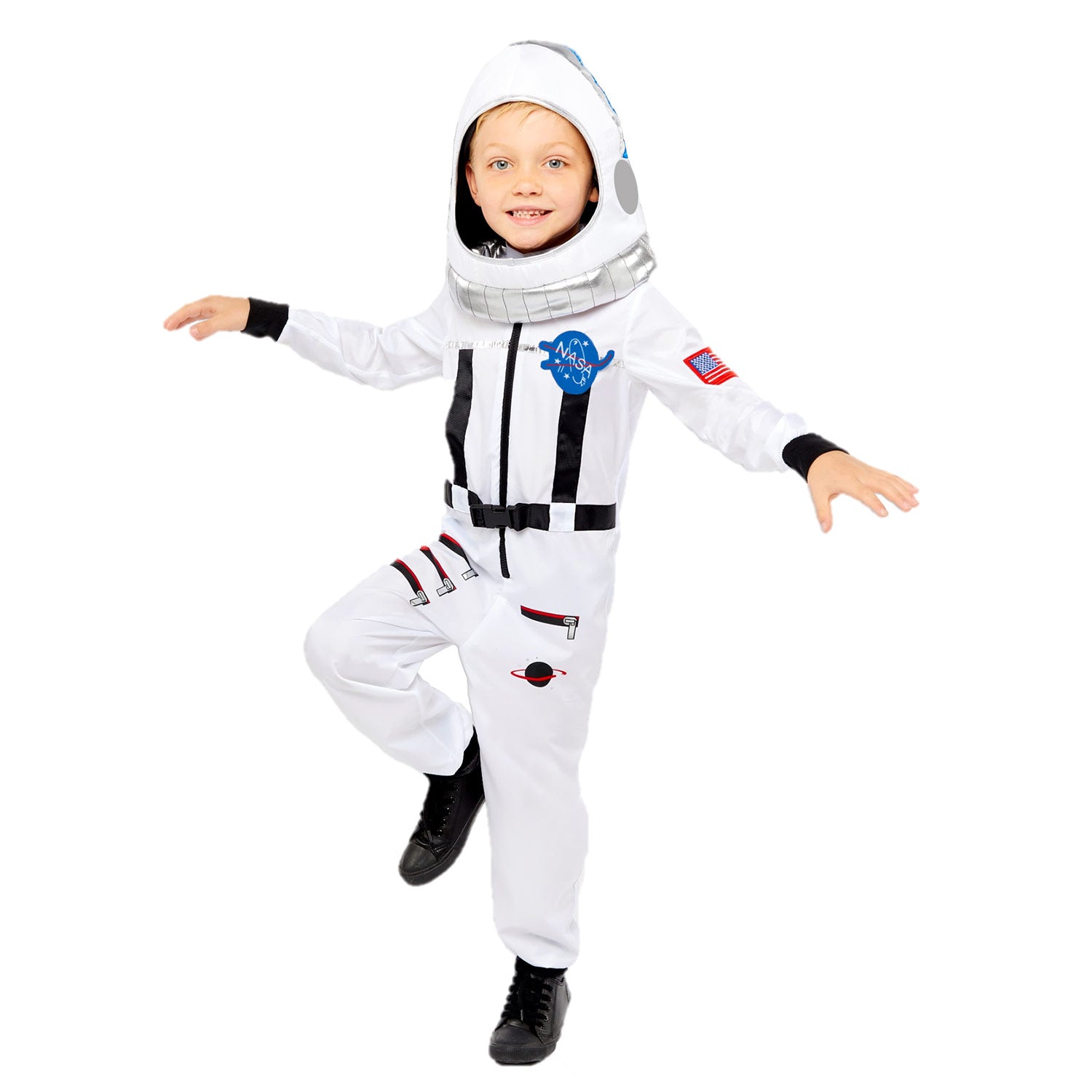 Child Space Suit White Costume - Party Centre